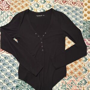 Like new Abercrombie Soft A&F Collection bodysuit